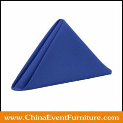 wholesale polyester blue napkins for events
