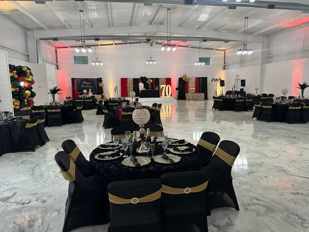 wholesale black folding chair covers for indoor events