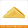 wholesale 100 cotton gold wedding napkins for weddings
