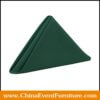 wholesale commercial qualtity 100 cotton green napkins for weddings