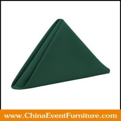 wholesale commercial qualtity 100 cotton green napkins for weddings