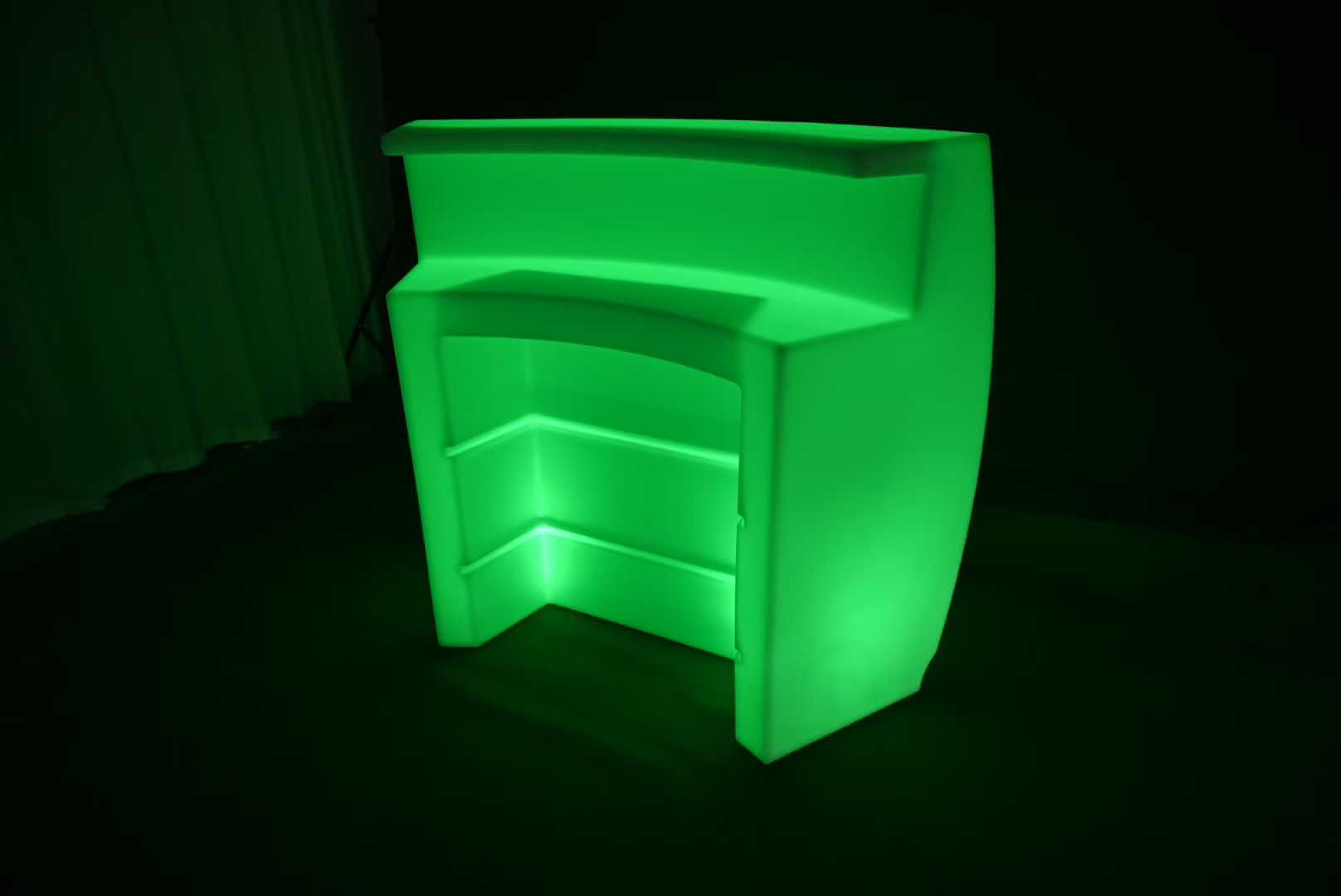 wholesale illuminated bar counter for outdoor parties