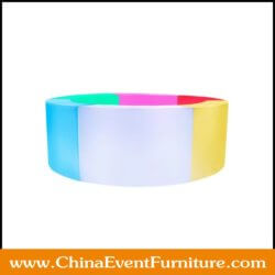 wholesale moden style round lighted bar cabinet for weddings