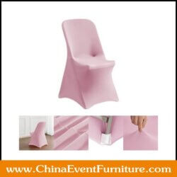 wholesale commercial quality pink folding chair covers for plastic folding event chairs