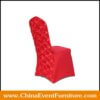 wholesale commercial quality red spandex chair covers for hotel banquet hall