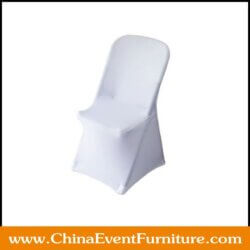 wholesale commercial quality white folding chair covers for hotel banquet hall