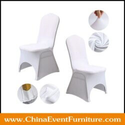 wholesale commercial quality white spandex chair covers for hotel banquet halls