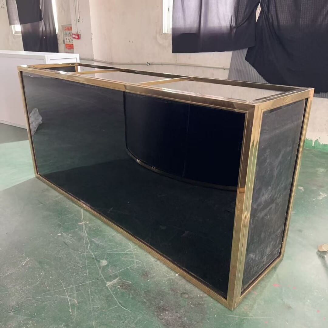 wholesale gold and Black Bar Counter for weddings