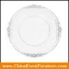 wholesale 13 inch clear plastic charger plates for weddings
