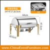 wholesale gold and silver stainless steel dome chafing dish for hoel restaurants