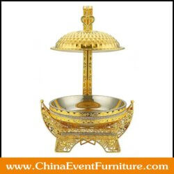 wholesale golden high end chafing dishes for five star hotel restaurants