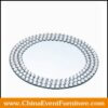 wholesale 13 inch mirror charger plates for weddings