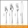 wholesale stainless steel silver cutlery set for weddings