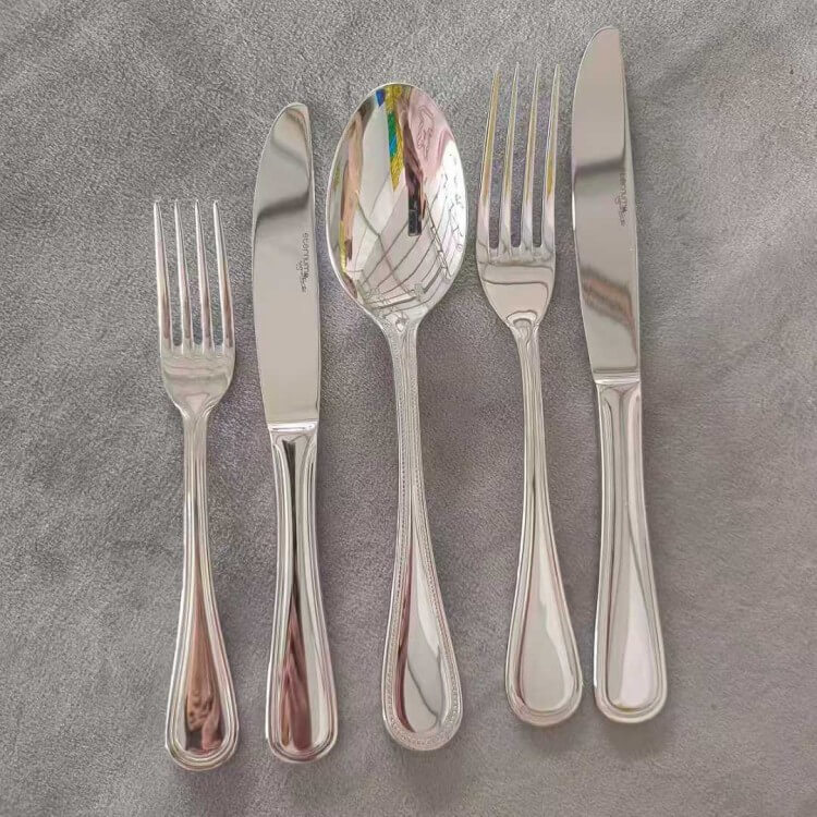 wholesale stainless steel silver cutlery set for weddings
