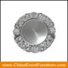 13 inch silver plastic charger plates wholesale for weddings