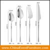 wholesale stainless steel wedding silverware set for events