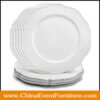 wholesale white plastic charger plates for hotel banquet halls