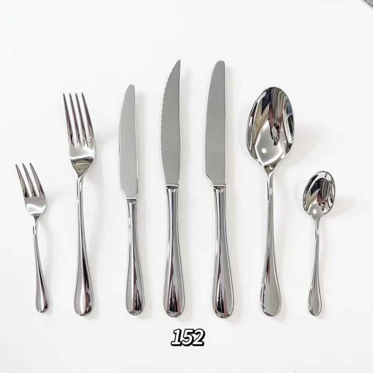 wholesale stainless steel silver cutlery set for sale