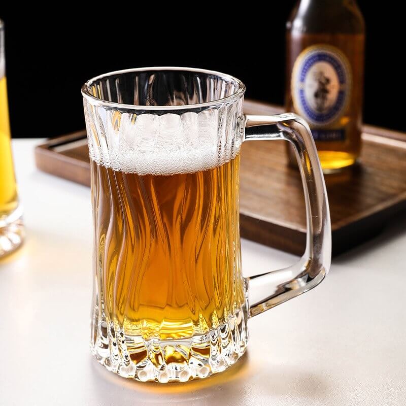 wholesale Beer Glass With Handle for bars