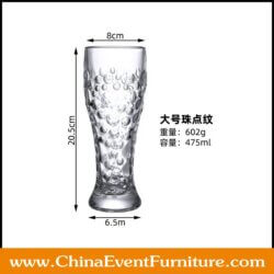 wholesale Beer Pilsner Glasses for hotel bars