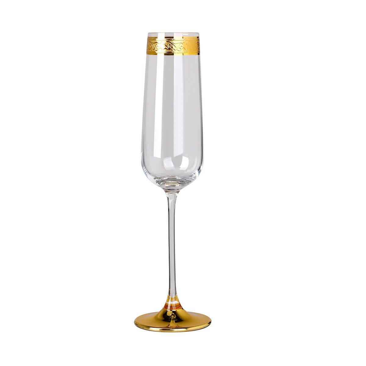 wholesale Champagne Glasses With Gold Rim for events