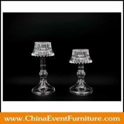 wholesale set of 2 Clear Glass Tealight Candle Holders for weddings