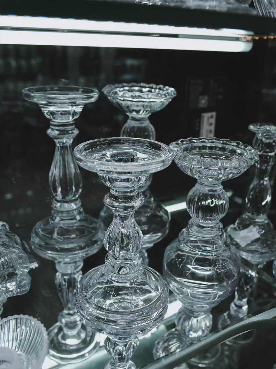 wholesale Clear Lampshade Candle Holder for events