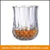 wholesale luxury Diamond Cut Whiskey Glass for weddings