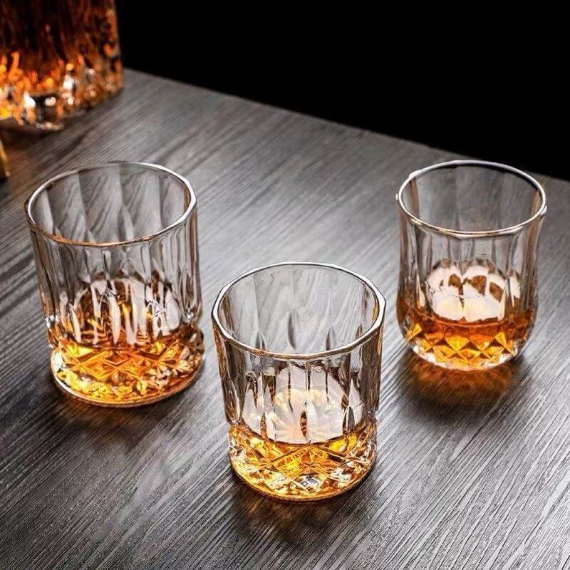 wholesale Diamond Cut Whiskey Glass for weddings