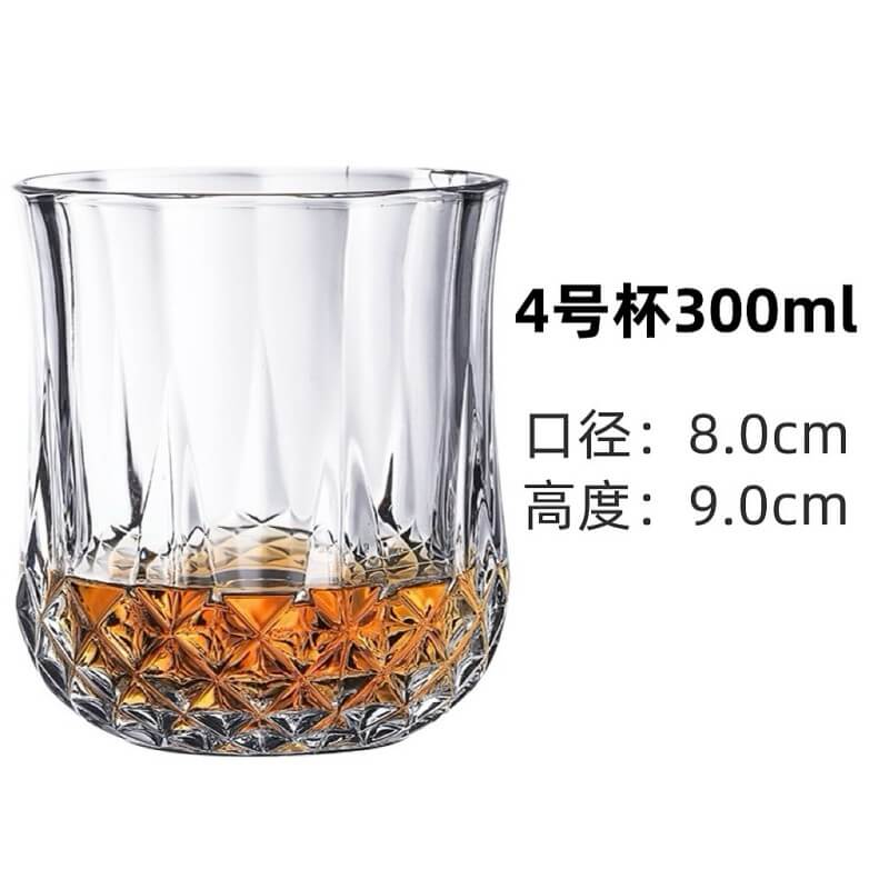 Diamond Cut Whiskey Glass wholesale for events