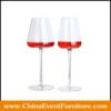 wholesale modern Flat Bottom Red Wine Glasses for weddings