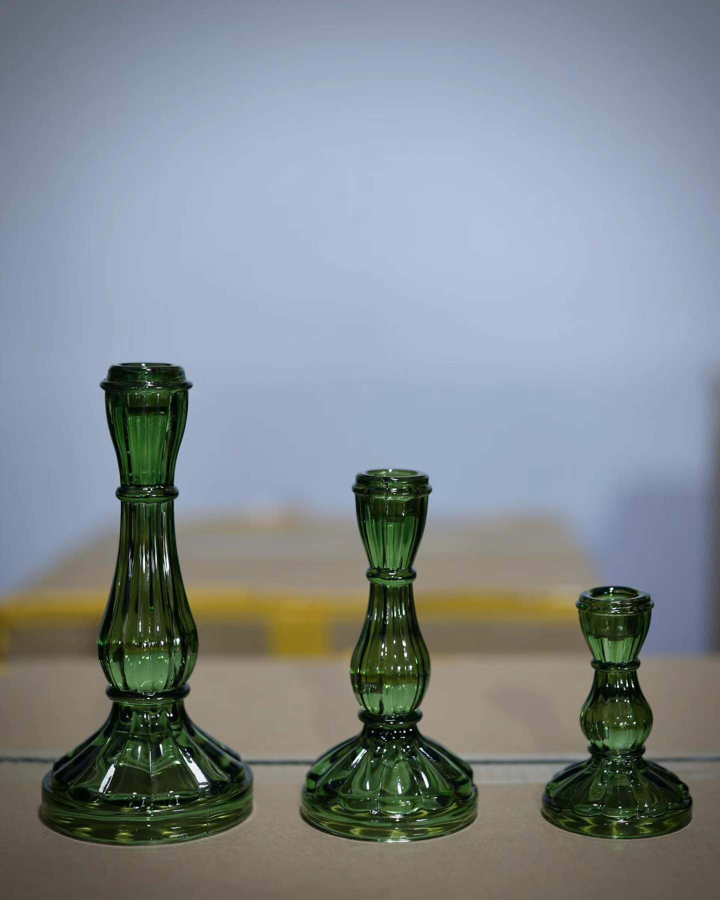 wholesale Green Crystal Candle Holder for sale