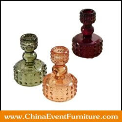 wholesale Hobnail Glass Candle Holder for events