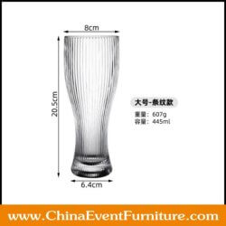 wholesale crystal Tall Beer Glasses for weddings