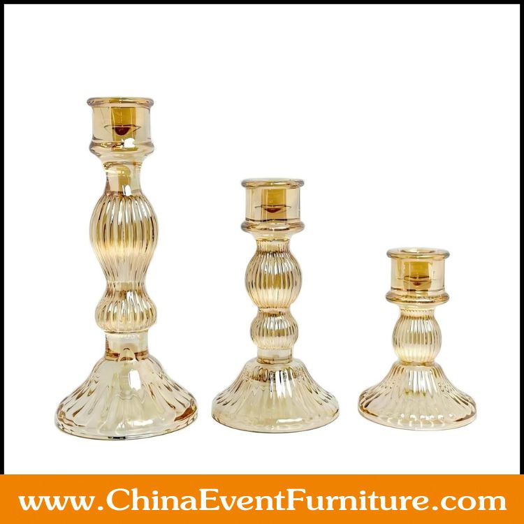 amber crystal candle holder wholesale amber crystal candle holder for events
