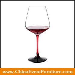wholesale burgundy red wine glasses for events