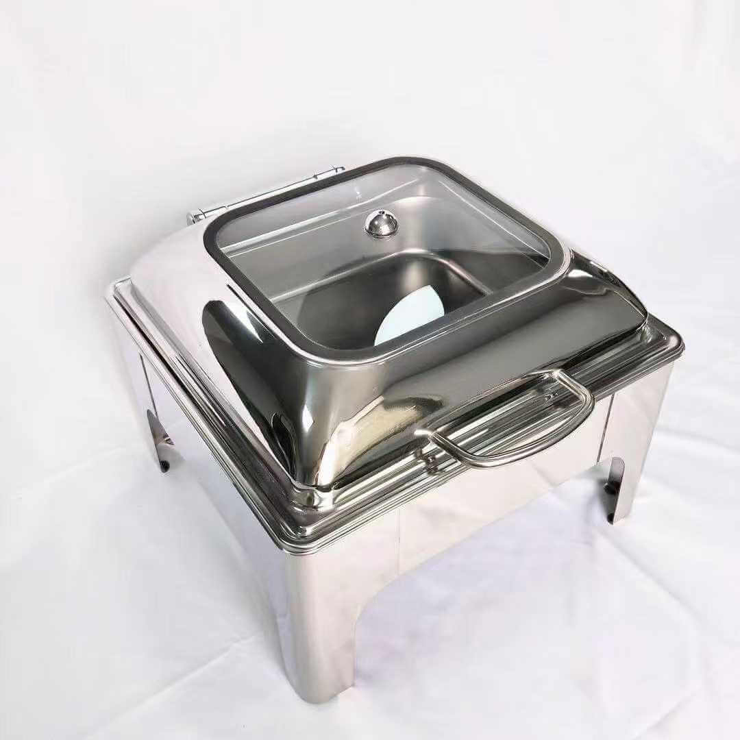 silver catering chafing dishes wholesle for hotel banquet hall
