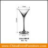 wholesale cocktail glasses with stem for events