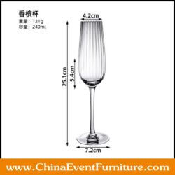 wholesale crystal vintage crystal champagne glasses for events