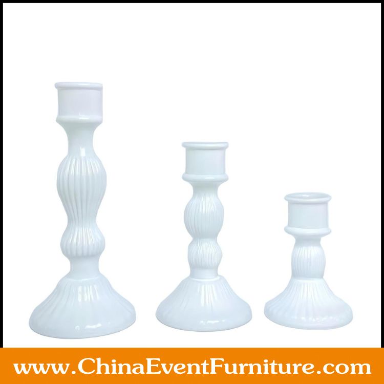 white crystal candle holder wholesale white crystal candle holder set of 3 for weddings