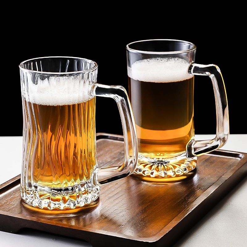 wholesale Beer Glass With Handle for bars