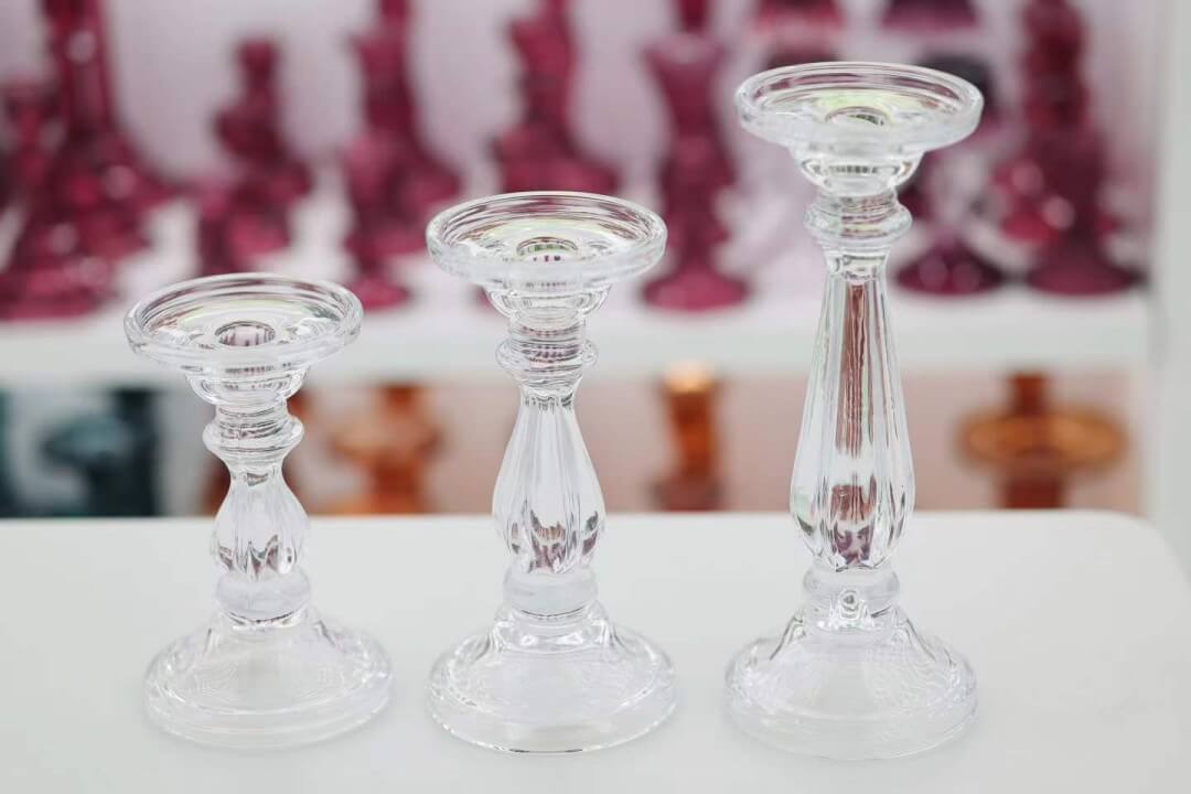 wholesale Clear Lampshade Candle Holder for events