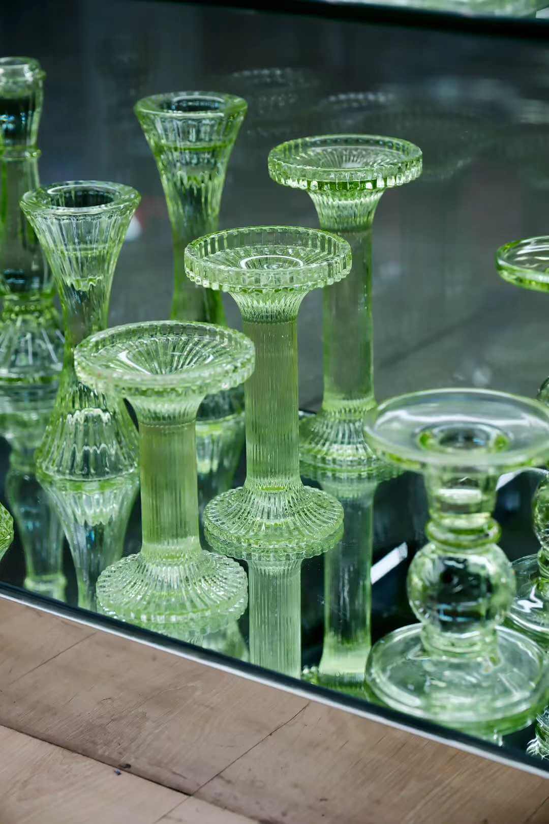 wholesale amber crystal candle holder for banquet halls