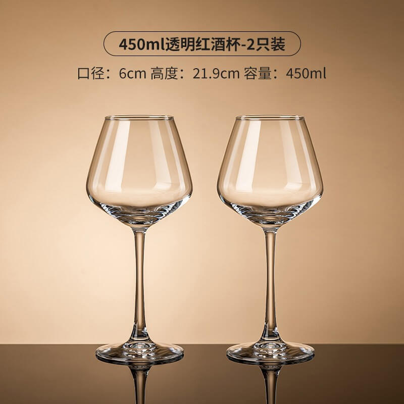 wholesale burgundy crystal wine glasses for banquets