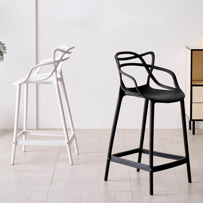 wholesale black and white Kartell Masters Stool for sale