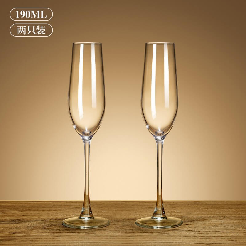clear Modern Champagne Glasses wholesale for weddings