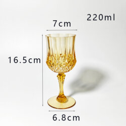 wholesale high end acrylic glassware sale for bars