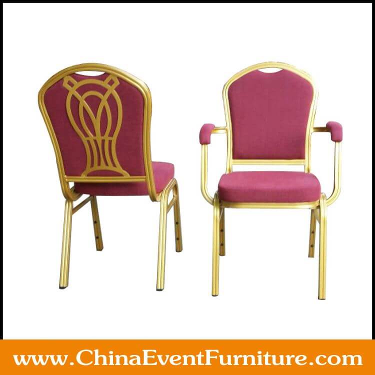Upholstered Stackable Banquet Armchair