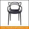 wholesale stackable black masters chairs for home dining room