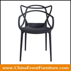 wholesale stackable black masters chairs for home dining room